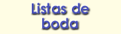 Listas de boda
